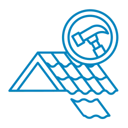Roofing service icon